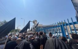 الداخل المحتل: مظاهرة غاضبة ضد الشرطة عقب تشييع مدير عام بلدية الطيرة
