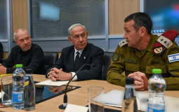 هاليفي ونتنياهو وغالانت في لقاء سابق