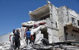 سوريا: قتيلان وجرحى بغارات جوية روسية على إدلب