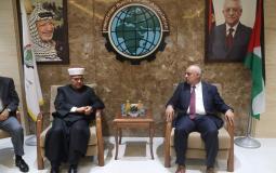 جمعية رجال الأعمال بغزة تستقبل وزير الأوقاف الشيخ حاتم البكري