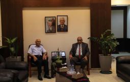 لقاء وزير الأشغال مع نائب مفوض المنظمات الشعبية في حركة فتح