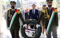 الرئيس القبرصي يصل فلسطين
