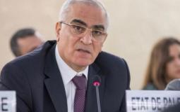 إبراهيم خريشة مندوب فلسطين لدى مجلس حقوق الإنسان