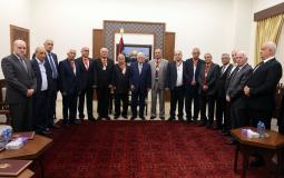 الرئيس عباس يكرم المحافظين الذين أحيلوا للتقاعد