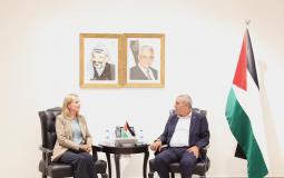 تفاصيل لقاء الشيخ مع ممثلة النرويج الخاصة لعملية السلام