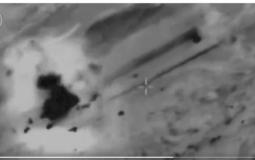 لحظة الانفجار شرق غزة