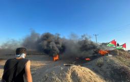مواجهات مع الاحتلال على حدود غزة