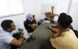 تعلم الموسيقى في غزة