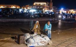 خروج المغربيين للشوارع في أعقاب الزلزال