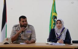 تربية الوسطى تجتمع بقادة وقائدات الفرق الكشفية في مدارس المحافظة