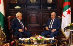 اجتماع الرئيس عباس مع نظيره الجزائري في نيويورك