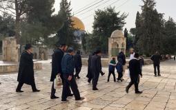 عشرات المستوطنين يقتحمون المسجد الأقصى بقيادة المتطرف يهودا غليك