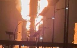 حريق مصفاة الأحمدي في الكويت