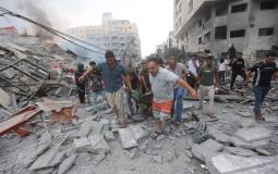 إصابات إثر القصف الإسرائيلي على غزة