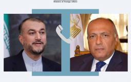 تفاصيل الاتصال الهاتفي بين وزير خارجية مصر ونظيره الإيراني