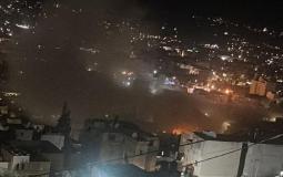 شهيد وإصابات في قصف جوي استهدف مسجد الأنصار في جنين