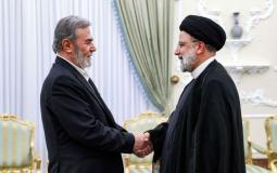 تفاصيل اتصال هاتفي بين النخالة والرئيس الإيراني