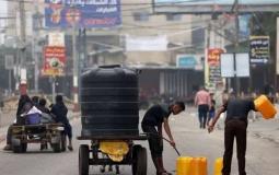 أزمة المياه في غزة جرّاء الحرب