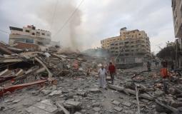 اثار العدوان الإسرائيلي على قطاع غزة