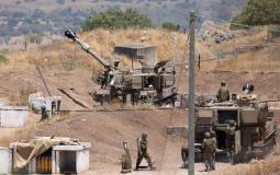 المدفعية الإسرائيلية على الحدود اللبنانية