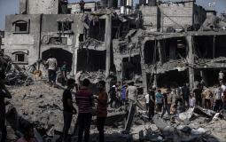 آثار القصف على غزة الآن