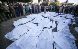 صلاة الجنازة على عدد من شهداء غزة