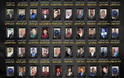 قائمة أسماء الشهداء الصحفيين خلال الحرب على غزة