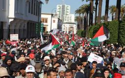 تنظيم 135 مظاهرة في 69 مدينة في المغرب دعما لـ غزة
