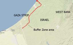 خطة تفصيلية لإقامة منطقة عازلة في قطاع غزة