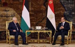 تفاصيل اجتماع الرئيس عباس مع نظيره المصري في القاهرة