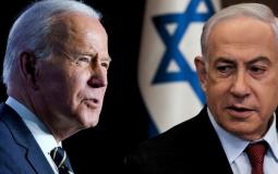 الرئيس الأميركي جو بايدن، ورئيس الوزراء الإسرائيلي بنيامين نتنياهو