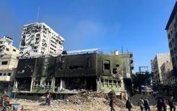 الجيش الإسرائيلي يحرق مستشفى أصدقاء المريض في غزة
