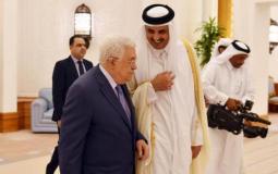 تفاصيل الاتصال الهاتفي بين الرئيس محمود عباس وأمير قطر