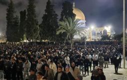 رمضان 2024 - 90 ألف مصل يؤدون صلاتي العشاء والتراويح في المسجد الأقصى