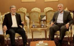 تفاصيل اجتماع حماس والجهاد الإسلامي في طهران