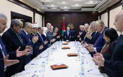 تفاصيل اجتماع الرئيس عباس مع اشتية ووزراء حكومة تسيير الأعمال