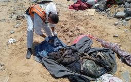 انتشال 18 جثة شهيد في خانيونس جنوب قطاع غزة