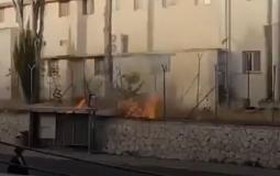 مستوطنون يضرمون النار في مقر الأونروا بالقدس