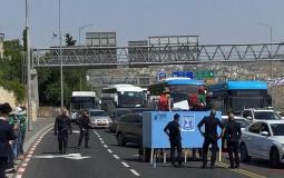 متظاهرون يغلقون مدخل مدينة القدس للمطالبة بإسقاط حكومة نتنياهو