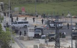 مكان تنفيذ عملية إطلاق النار في نابلس