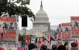 واشنطن - احتجاجات ضخمة ضد نتنياهو قبيل خطابه في الكونغرس