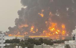 قصف الاحتلال لميناء الحديدة في اليمن