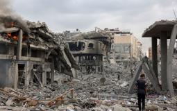 من آثار القصف على غزة - تعبيرية