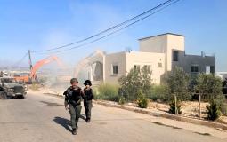 الاحتلال يهدم منزل بالضفة الغربية