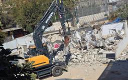 الهدم في حي البستان بالقدس