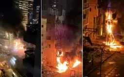 5 إصابات إثر قصف صاروخي استهدف تل أبيب