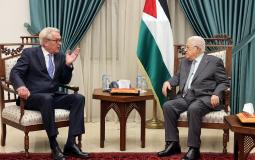 تفاصيل اجتماع الرئيس عباس مع مسؤول أممي في رام الله