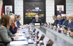 جلسة الحكومة الفلسطينية رقم 40