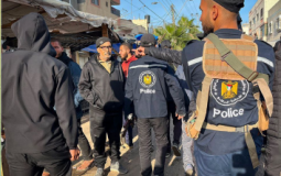 نشر الآلاف من عناصر الشرطة الفلسطينية في قطاع غزة
