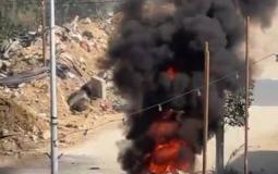 قصف إسرائيلي لمركبة شرق طولكرم